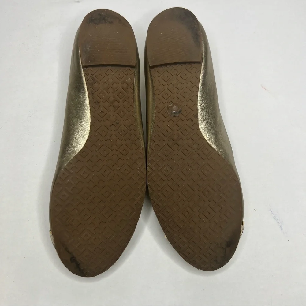 Tory Burch Gold‎ Toe Cap Flats
